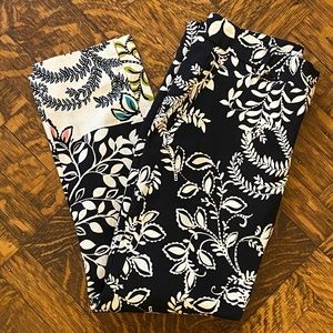 Zara Floral Capri Pants - Size 6 - NWOT